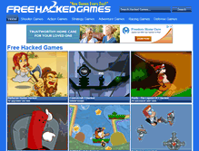 Tablet Screenshot of freehackedgames.org